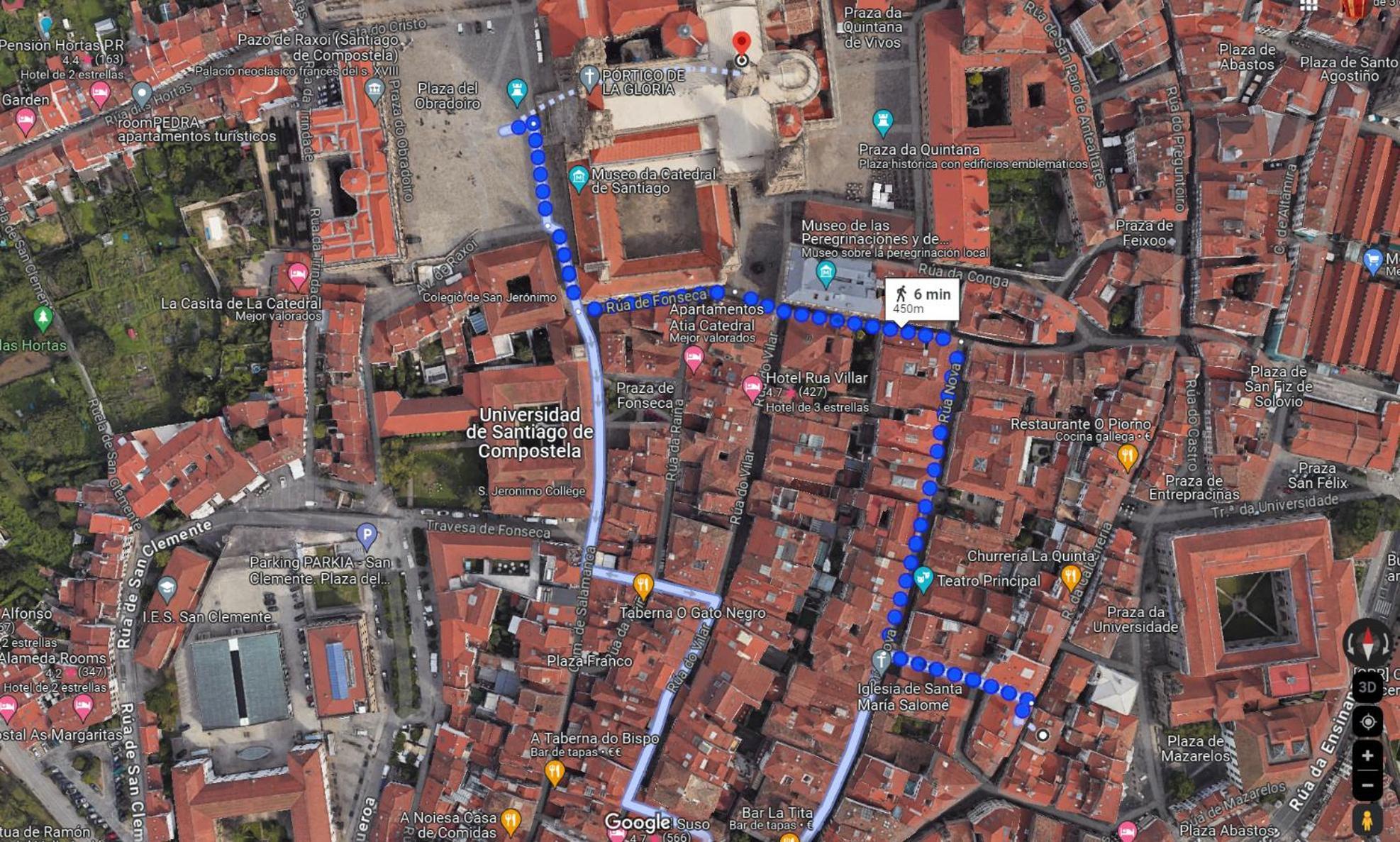 Hotel Real Santiago de Compostela Dış mekan fotoğraf